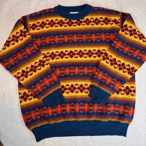United Colors Of Benetton Multicolor wool sweater made in italy-M(24x28x22)